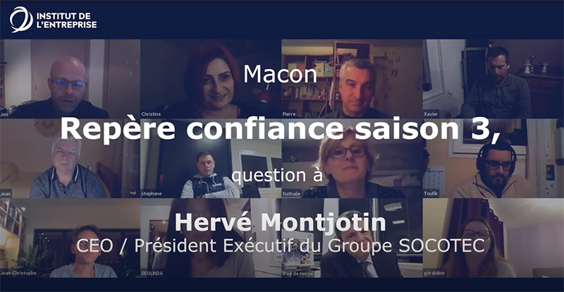 Atelier citoyen à Mâcon avec Hervé Montjotin,  Président du Groupe SOCOTEC