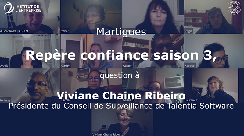 Atelier citoyen à Martigues avec Viviane Chaine-Ribeiro, Présidente du Conseil de Surveillance de Talentia Software
