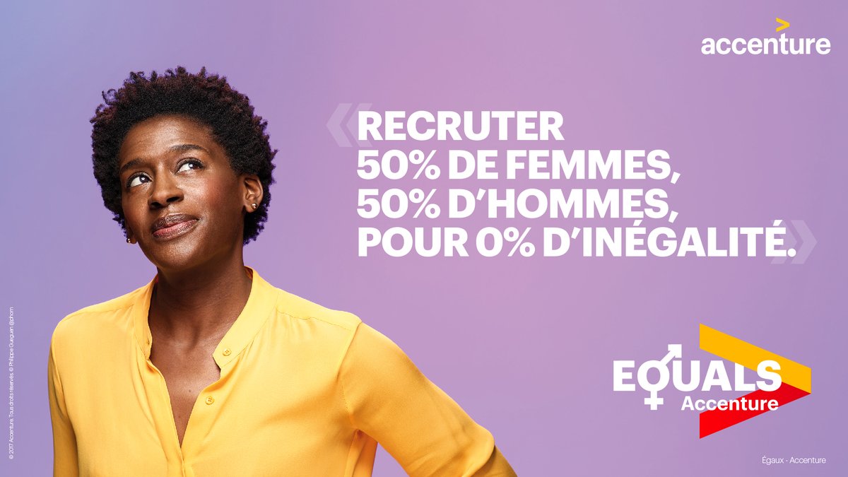 Agir concrètement pour l’égalité femmes-hommes, c'est prévoir de recruter 50% de femmes d’ici 2020.